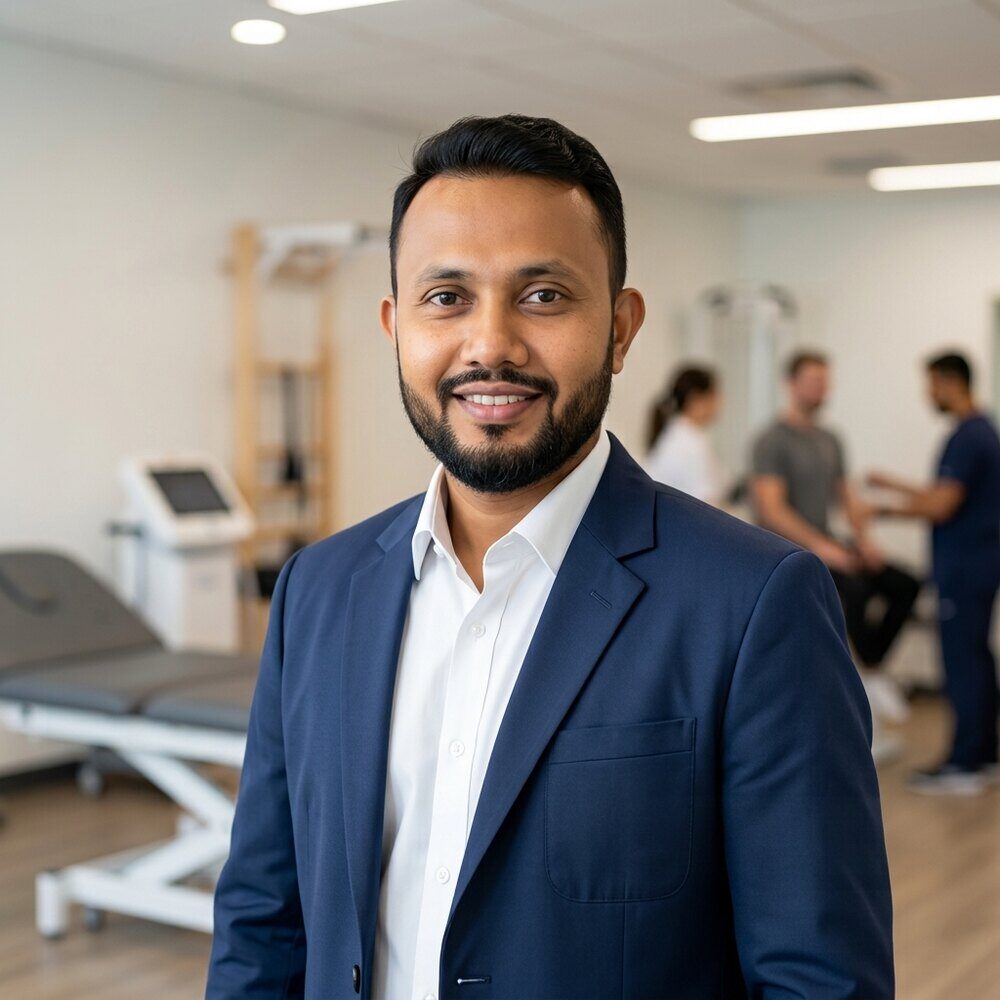 Md Mizanur Rahman, physiotherapist and founder of The Physionest UK